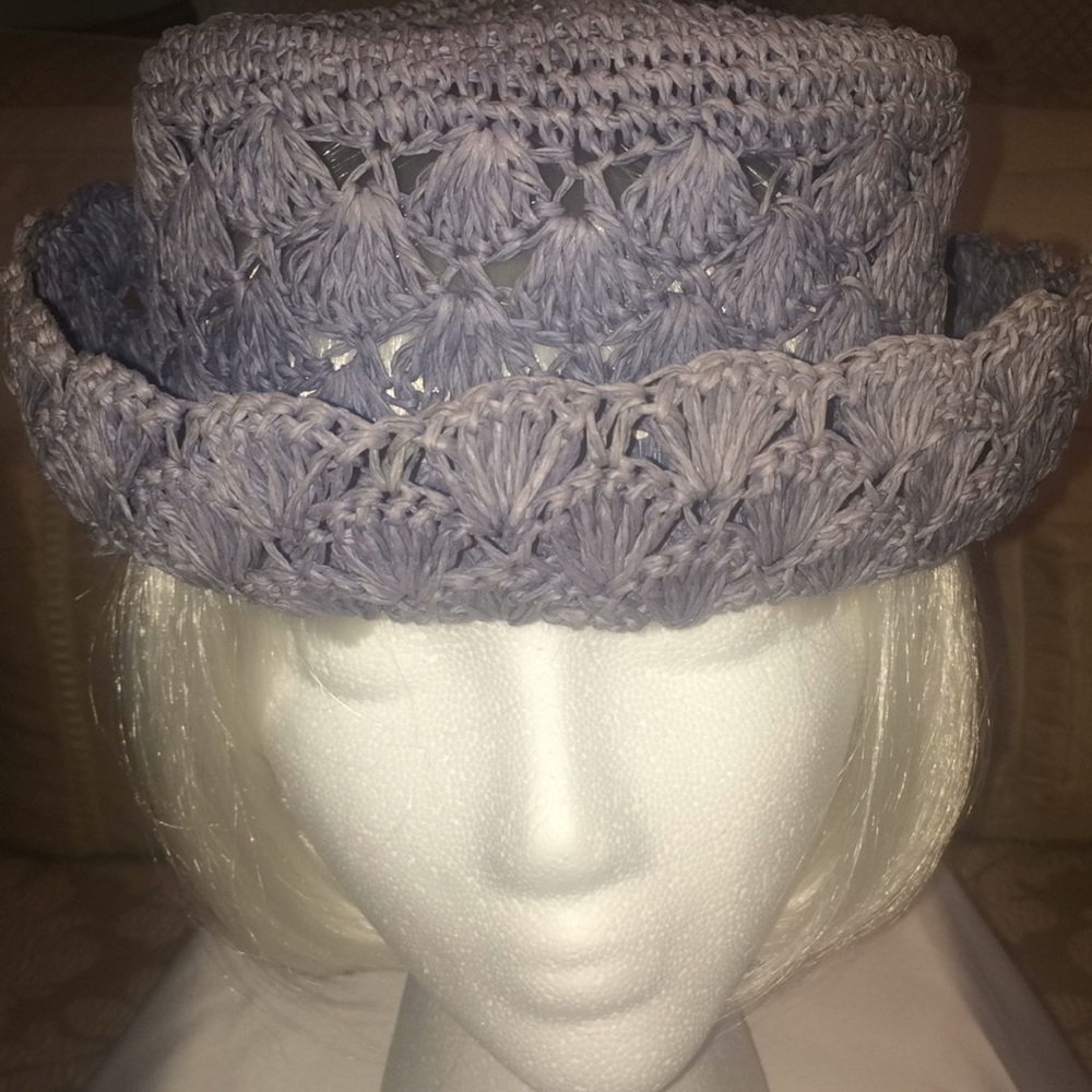Limited Too Woven Slate Blue Ladies Hat